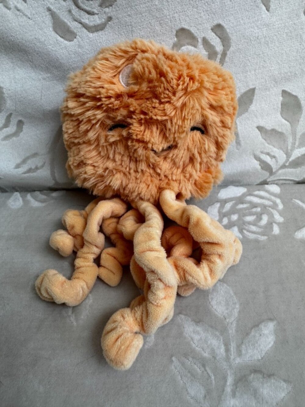 Slumberkins Mini Jellyfish Plush Toy Nectar Orange 7" Soft Cuddly Peach 2021